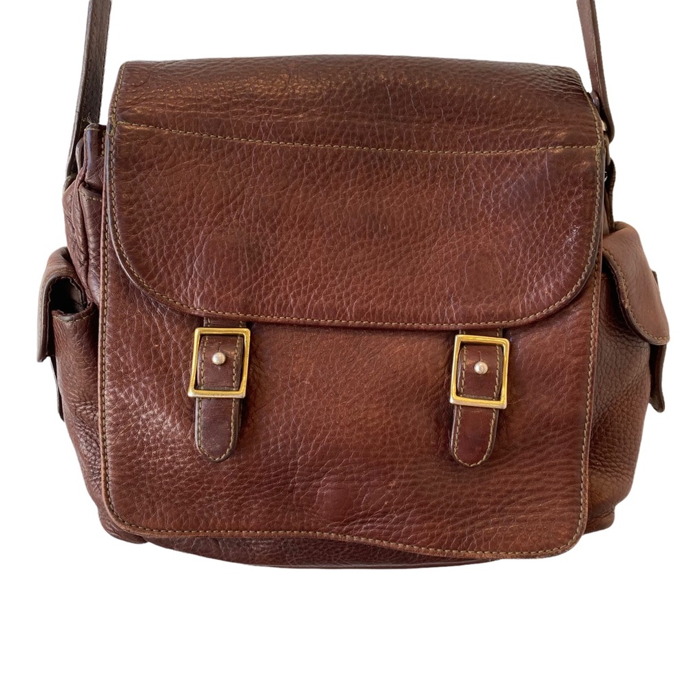 FOSSIL Brown Leather Satchel Bag
